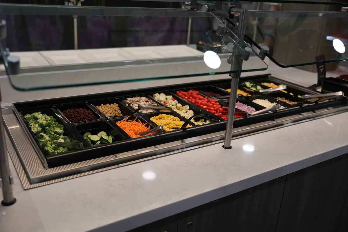 Salad bar of The Atrium