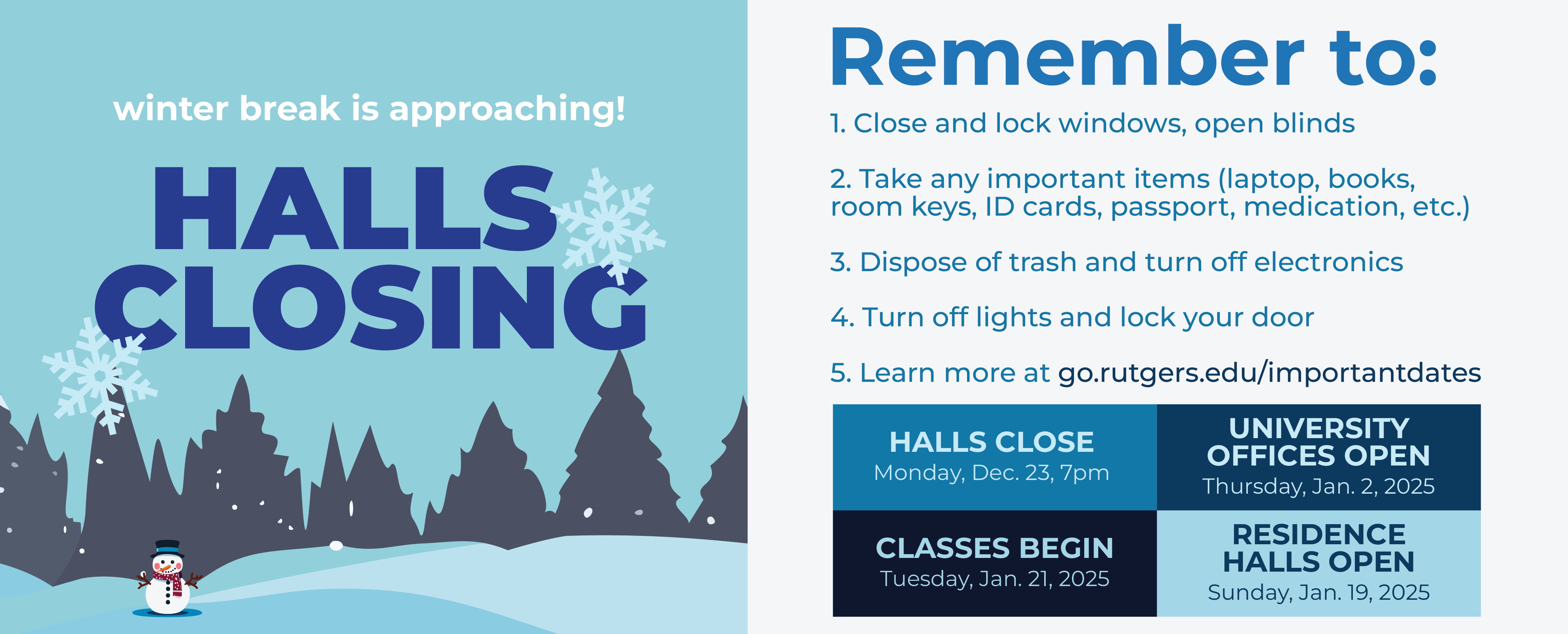 Rutgers Winter Break 2024: Your Survival Guide To The Holidays - yvoiotx